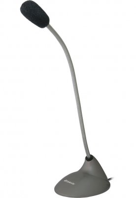 Микрофон компьютерный Defender MIC-111 серый, кабель 1,5 м.