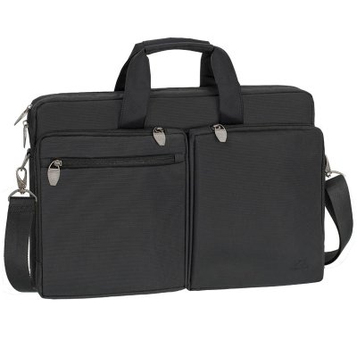 Сумка для ноутбука 17,3" RivaCase 8550, полиэстер, черный, 440*300*90мм, 261004