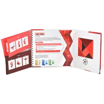 Игра-головоломка Десятое королевство "Танграм. Футбол", магнитная, 317761