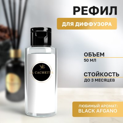 Сменная жидкость для диффузора/рефил U008 Black Afgano, 50 мл