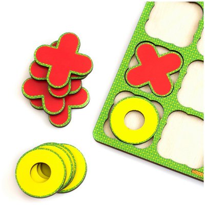 Игра развивающая Woodlandtoys "Крестики-нолики", 308854