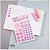 Наклейки бумажные MESHU "Beauty planner pink", 328508