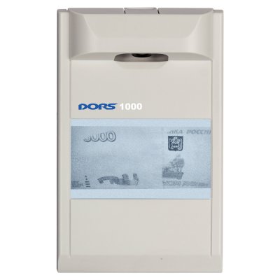 Детектор банкнот DORS 1000 М3, ЖК-дисплей 10 см, просмотровый, ИК-детекция, спецэлемент "М", серый, 1000M3