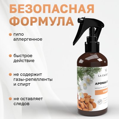 Парфюмированный спрей для дома и авто La Cachette U202 Baccarat Rouge 540, 250мл (на водной основе)