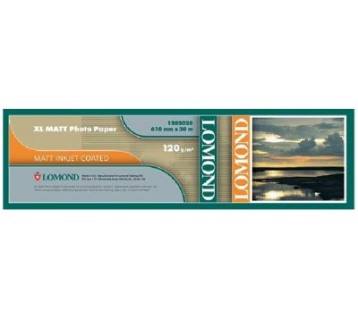 Бумага Lomond матовая для САПР и ГИС 120г/м2, (610мм x30м x50.8мм) (1202025)