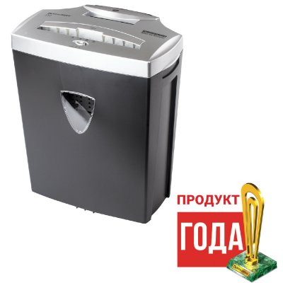 Уничтожитель (шредер) BRAUBERG S12, 3-5 человек, 4 уровень секретности, фрагменты 4х35 мм, 12 листов, 25 л, 531774