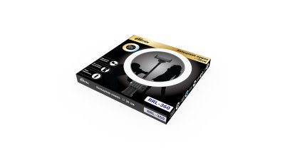 Кольцевая лампа/ринглайт RITMIX RRL-360, крепление к штативу, USB, 3 цвета, d 36см