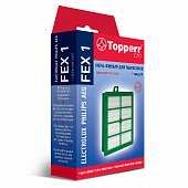 Сменный HEPA-фильтр TOPPERR FEX 1, для пылесосов ELECTROLUX, PHILIPS, AEG, 1104