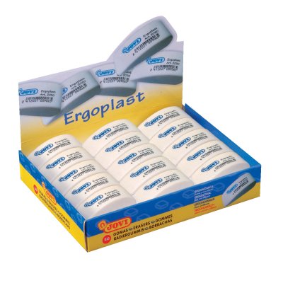 Ластик JOVI "Ergoplast", форма капли, натуральный каучук, 47*22*13мм, 281523
