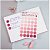 Наклейки бумажные MESHU "Trecker dots pink", 328507