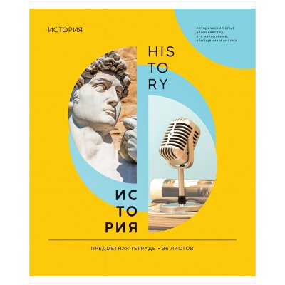 Тетрадь предметная 36л. ArtSpace "Как ни крути" - История, эконом, 332248
