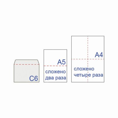 Конверты С6 (114х162 мм), отрывная лента, Куда-Кому, внутренняя запечатка, 80 г/м2, КОМПЛЕКТ 100 шт., BRAUBERG, 112191