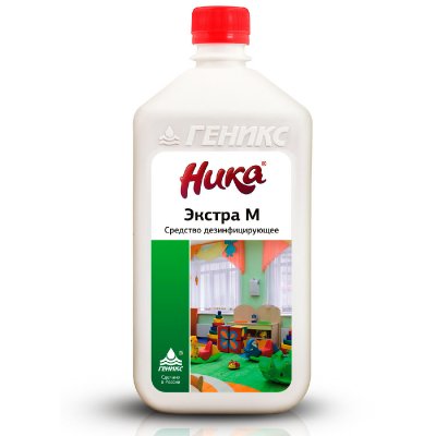 Средство дезинфицирующее 1 л, НИКА "ЭКСТРА М"