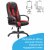Кресло компьютерное BRABIX PREMIUM "Rapid GM-102", НАГРУЗКА 180 кг, экокожа/ткань, черное/красное, 532107