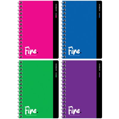 Записная книжка А6 80л., на гребне ArtSpace Моноколор. Fine color, 282334, Зк6к80гр_26892