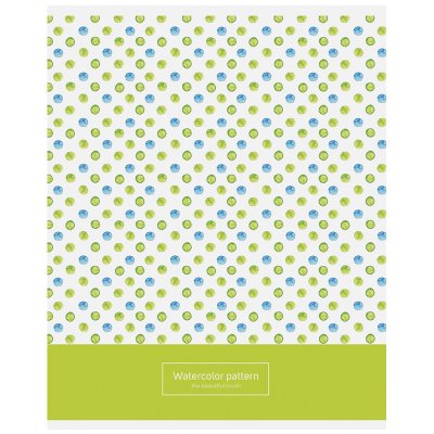 Тетрадь 48л., А5, клетка ArtSpace "Узоры. Watercolor pattern", суперэконом, 276228