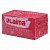Салфетки бумажные 400 шт., 24х24 см, "Big Pack", красные, 100% целлюлоза, LAIMA, 114727
