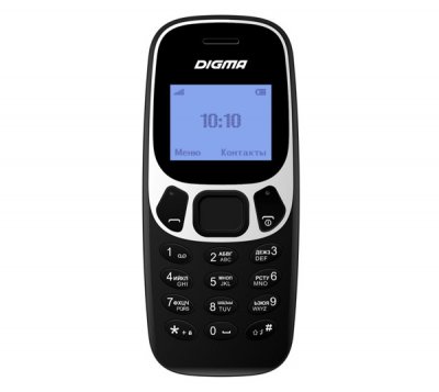 Мобильный телефон Digma Linx A105N 2G 32Mb черный GSM900/1800