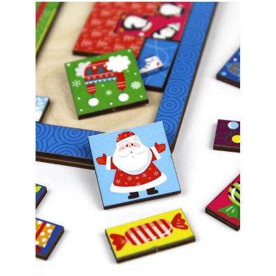 Головоломка Woodlandtoys "Тетрис большой "С Новым Годом", 308848