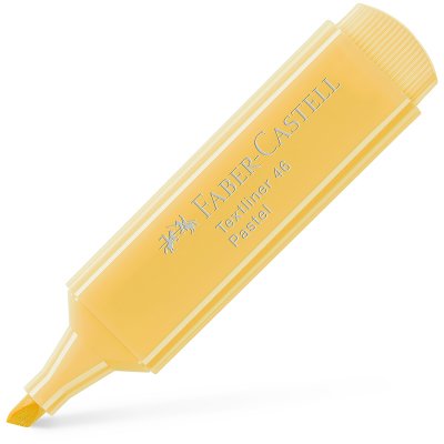 Текстовыделитель Faber-Castell "46 Pastel" ванильный, 1-5мм, 306104