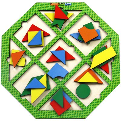 Игра-головоломка Woodlandtoys "Калейдоскоп. Полянка", 311256