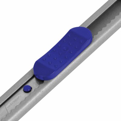 Нож канцелярский 9 мм BRAUBERG "Extra 60" металлический, автофиксатор, подвес, 237085