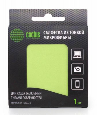 Салфетка Cactus CS-MF01, универсальная, 1шт, 18x18см