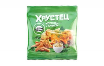 Сухарики «Хрустец» со вкусом холодца с хреном 130г