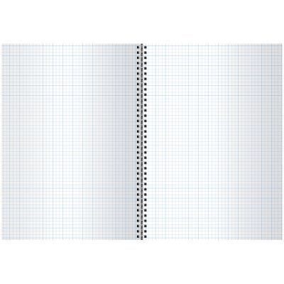 Тетрадь 96л., А4, клетка на спирали OfficeSpace, бумвинил, 162013