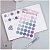 Наклейки бумажные MESHU "Trecker dots blue", 328506