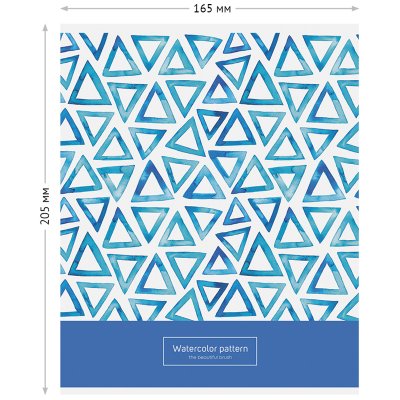 Тетрадь 48л., А5, клетка ArtSpace "Узоры. Watercolor pattern", суперэконом, 276228