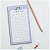 Блок для записей (To Do list) MESHU Dew 8,0*15,0см, 50л., vanila sky, на склейке, 320485, MS_39255