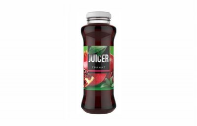 Сок JUICER Гранатовый 0.25л стеклянная бутылка, [в коробке по 10шт]