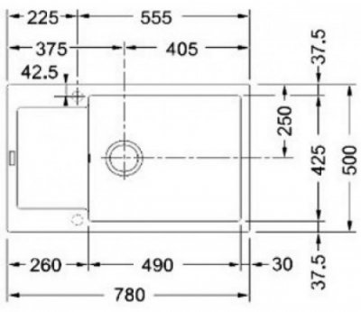 Мойка Franke MRG 611D, Оникс (114.0369.154)