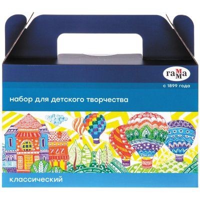 Набор для детского творчества Гамма "Классический", 6 предметов, в подарочной коробке, 304958