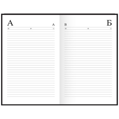 Ежедневник датир. 2023г., А5, 168л., бумвинил, OfficeSpace, черный, 337534