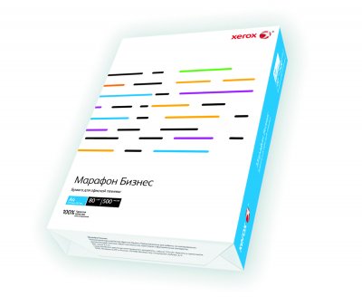 Бумага XEROX Марафон Бизнес, A4, 80г/м2, 500л, класс "B", белизна 162% (450L91820)