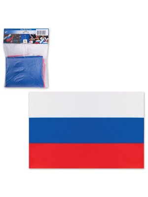 Флаг России большой, 90х135 см, карман под древко, Nicom