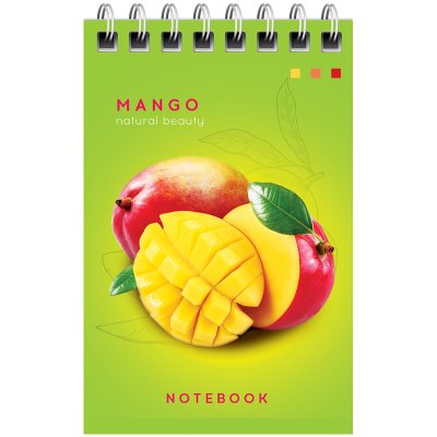 Блокнот А7 40л. на гребне ArtSpace Colorful fruits, 276083, Б7к40гр_24244