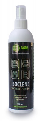 Спирт изопропиловый Cactus CS-ISOCLENE300 для очистки техники, 300мл