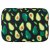 Пенал-косметичка BRAUBERG, 1 отделение, 1 откидная планка, ткань, 21x15x6 см, "Avocado", 270706