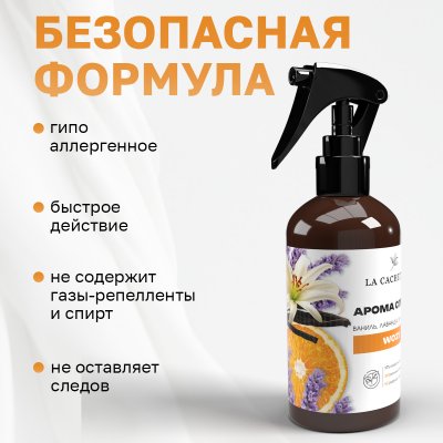Парфюмированный спрей для дома и авто La Cachette W021 Libre Eau de Parfum Intense, 250мл (на водной основе)