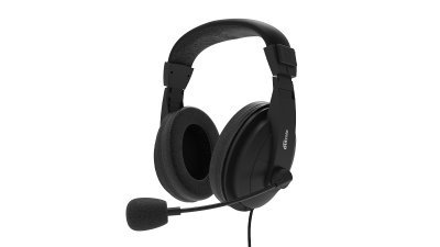 Наушники Ritmix RH-540M черные (гарнитура)