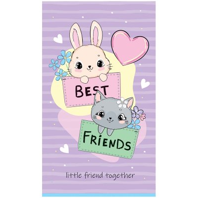 Блокнот А7 48л. на склейке ArtSpace Cute animals, 342762, Б7к48кл_46879