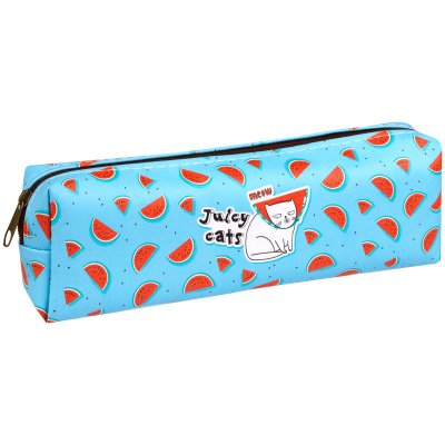 Пенал мягкий, 200*55*40 MESHU "Juicy cats", искусственная кожа, 332421