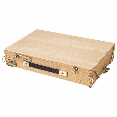 Этюдник BRAUBERG ART CLASSIC, бук, 50х34х11 см, высота холста 87 см, ножки деревянные 90 см, ремень, 190654