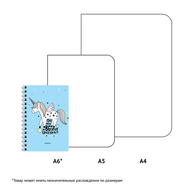 Записная книжка А6 80л., на гребне ArtSpace Рисунки. Be happy, 282335, Зк6к80гр_26894