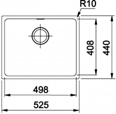 Мойка Franke SID 110-50 3,5, цвет полярный белый (125.0443.352)