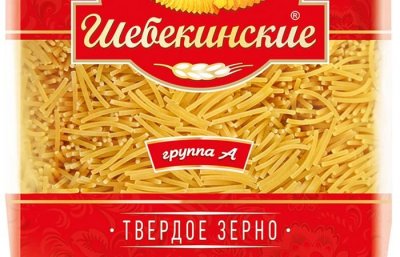 Шебекинские – Вермишелька легкая (№111) 450г в коробке по 20 штук