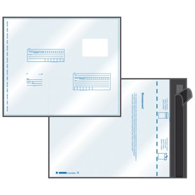 Пакет почтовый, UltraPac, 320x355мм, полиэтилен, отр. лента, 70мкм (30 шт)
